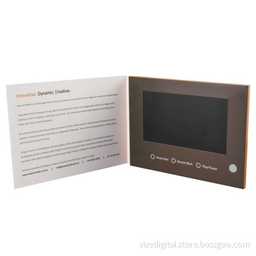 10.1 Inch Video Greeting Card for Advertising